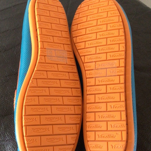 Venettini* (7US-38 EU) WOMEN’S High Quality Turquoise Mambo Orange Glazed…Moccas - Picture 7 of 7